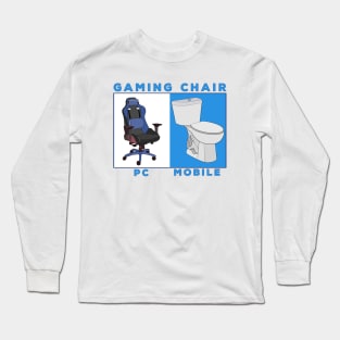 Best Gaming Chair Funny Gamer Long Sleeve T-Shirt